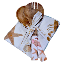 Load image into Gallery viewer, Shell Cream T/Towel S/S Set