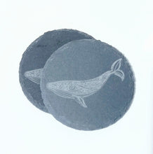 Load image into Gallery viewer, TAHEI Slate Coasters Whale