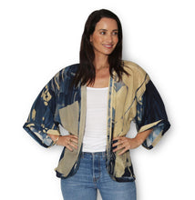 Load image into Gallery viewer, SILK Evening in Portugal Kimono OSFM