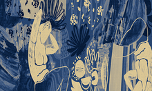 Load image into Gallery viewer, SILK Evening in Portugal Kimono OSFM