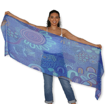 Load image into Gallery viewer, Natures Wonders Scarf 200x70