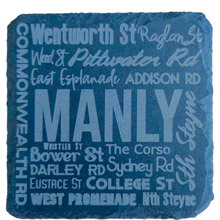 Load image into Gallery viewer, TAHEI Slate Coasters - Streets of Manly