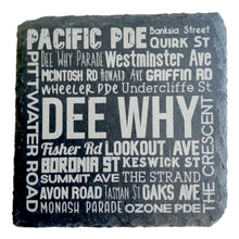 Load image into Gallery viewer, TAHEI Slate Coasters - Streets of DEE WHY