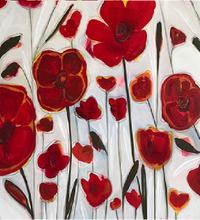 Load image into Gallery viewer, Anzac Poppies Scarf 200x70