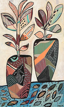 Load image into Gallery viewer, Potted Plants Scarf 200x130