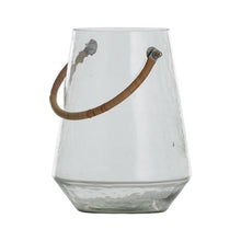 Load image into Gallery viewer, Ripple Glass Lantern Large