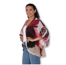 Load image into Gallery viewer, SILK Autumn Flow of Love Kimono