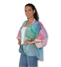Load image into Gallery viewer, SILK Golden Petals Kimono