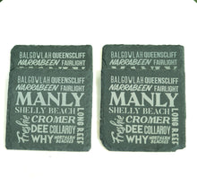 Load image into Gallery viewer, TAHEI Slate Coasters - Northern Beaches