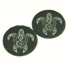 Load image into Gallery viewer, TAHEI Slate Coasters Fonu Turtle
