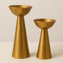 Load image into Gallery viewer, Norah Candle Holder Gold
