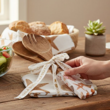 Load image into Gallery viewer, Shell Cream T/Towel S/S Set
