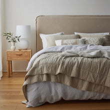 Load image into Gallery viewer, Bailey Quilted Coverlet Set K/Q - Natural
