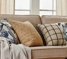 Load image into Gallery viewer, Fowler Tan Cushion 50cm
