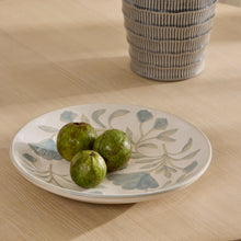 Load image into Gallery viewer, Samara Painted Blue Platter
