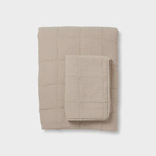 Load image into Gallery viewer, Bailey Quilted Coverlet Set K/Q - Natural
