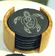 Load image into Gallery viewer, TAHEI Slate Coasters Fonu Turtle
